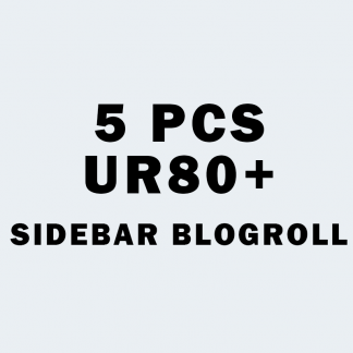 (5 PCS) UR80+ Sidebar Blogroll